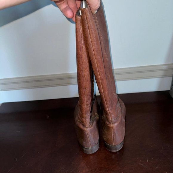 Vintage John Fluevog Tall Boots Brown Leather Wome's Size 8 US - Picture 3 of 8